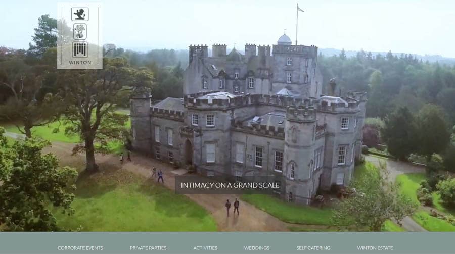 Winton Castle Website - Tourism & Events Marketing Case Study